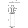 Дозатор для жидкого мыла FRAP F408-5